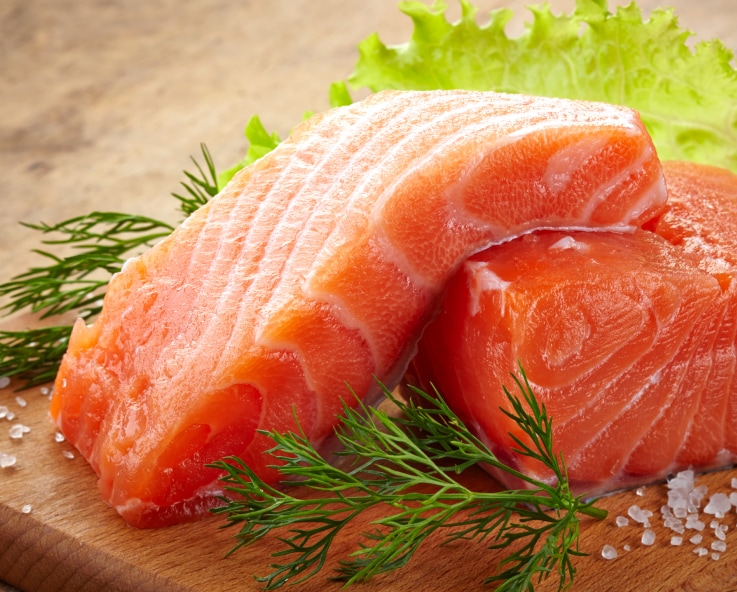 Salmon as an ingredient in HIll's Pet food 